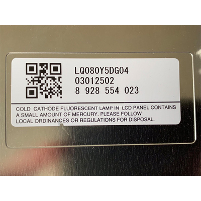 LQ080Y5DG04 LCD Screen Display 8.0 inci 800*480 LCD Panel