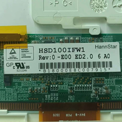 Original HSD100IFW1-E00 10,1 inci 1024 * 600 TFT-lcd layar panel tampilan