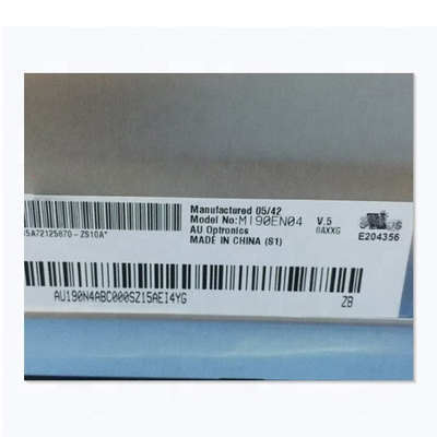 Original dalam stok 19 inci M190EN04 V5 TFT LCD Display untuk AUO