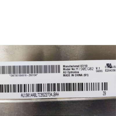 Kualitas tinggi M190EG02 V1 19.0 inci LCD Panel