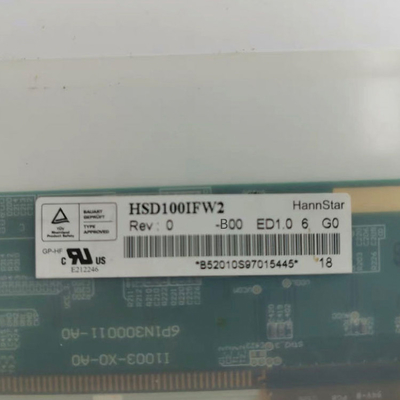 HSD100IFW2-B00 HannStar 10,1 inci panel LCD 1024 * 600 layar LCD