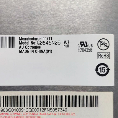 Untuk Industrial G084SN05 V7 8,4 inci 60Hz LCD Screen