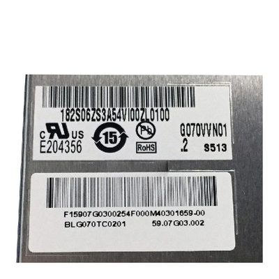 G070VVN01.2 7.0 inci TFT LCD Display 800*480 133PPI Panel Kecerahan Tinggi
