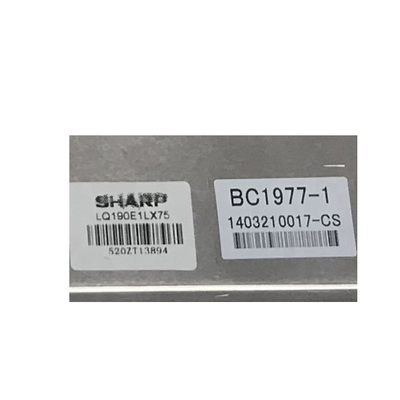 LQ190E1LX75 Asli dalam stok 19.0 inci LCD Display Screen