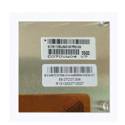 Hot Sell C070VW04 V7 7.0 inci 133PPI 50 pin LCD Display