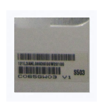6.5 inci C065GW03 V1 55 pin Parallel RGB 72PPI LCD Screen