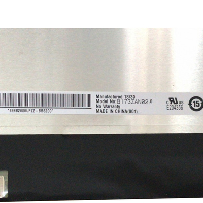 17.3 inci a-Si TFT-LCD B173ZAN02.0 255PPI Layar LCD