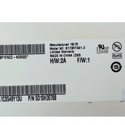 B173RTN01.3 Baru 1600*900 106PPI TFT LCD Screen