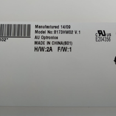 17.3 inci B173HW02 V1 Resolusi 1920*1080 LCD Display