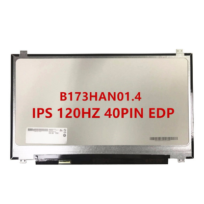 Pasokan B173HAN01.4 ukuran 17,3 inci Mat Hard coating LCD Screen
