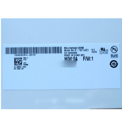 Pasokan 17,0 inci B170PW03 V5 99PPI TFT LCD Panel