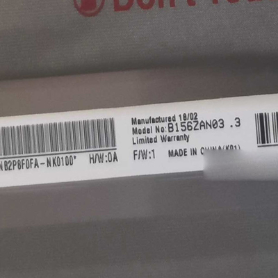 15.6 inci B156ZAN03.3 cahaya tinggi Transmissive LCD Screen