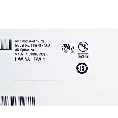 15.6 inci 40 pin 60Hz a-Si TFT-LCD B156XTN02.2 Panel layar