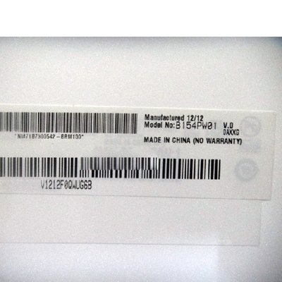 B154PW01 V0 RGB 1440*900 110PPI a-Si Layar TFT-LCD