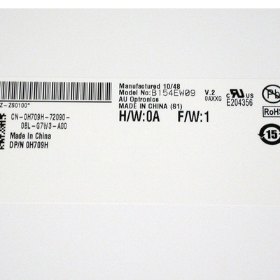 RGB Vertical Strip B154EW09 V2 ukuran 15,4 inci Layar LCD