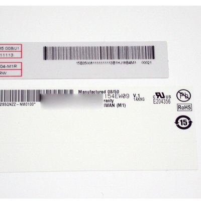 RGB 1280*800 ukuran 15,4 inci B154EW09 V1 tft Layar LCD