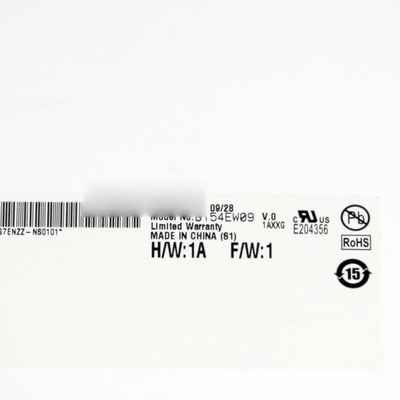 B154EW09 V0 15,4 inci 1280*800 98PPI kristal cair