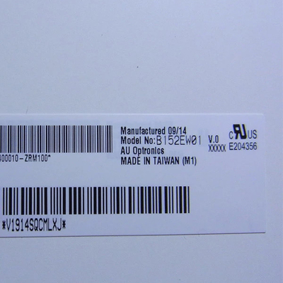 B152EW01 15,2 inci 1280*854 LCD Display LVDS