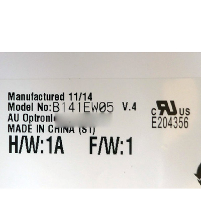 B141EW05 V4 14,1 inci 1280*800 TFT-LCD SCREEN LCD Display