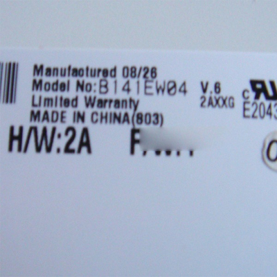 B141EW04 V6 14,1 inci 1280*800 LCD TFT-LCD