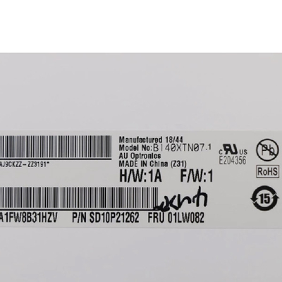 B140XTN07.1 14,0 inci 1366*768 Untuk Laptop TFT-LCD SCREEN