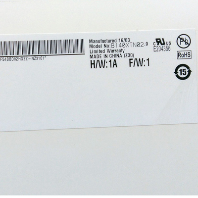 B140XTN02.9 14.0 inci 1366*768 TFT-LCD Screen Untuk Laptop