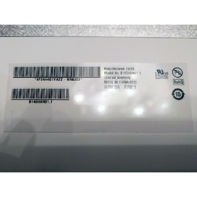 B140HAN01.1 14,0 inci 1920*1080 LCD Screen Display untuk Laptop