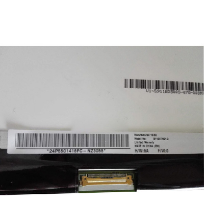 B116XTN01.0 HW5A layar TFT-lcd eDP Untuk Laptop 11,6 inci