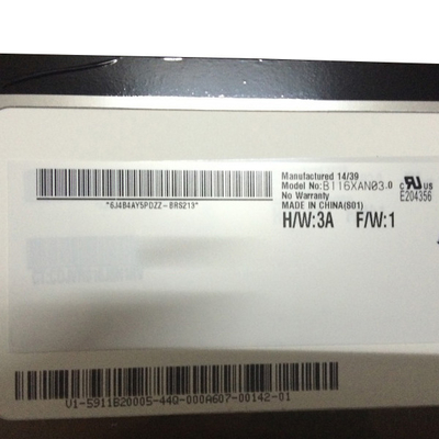 B116XAN03.0 HW3A Untuk AUO 262K 50% NTSC layar TFT-lcd