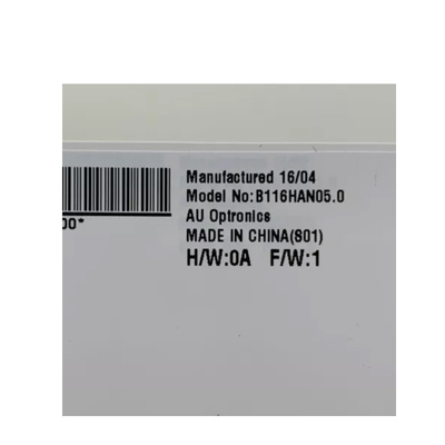 B116HAN05.0 Layar LCD 11,6 inci 1920*1080 Untuk AOU