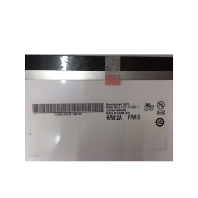 B101UAN02.1 10,1 inci 16,7M 68% NTSC Layar LCD