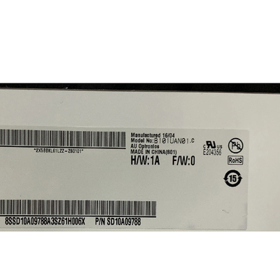 B101UAN01.C 10,1 inci 16,7M 50% NTSC Layar LCD