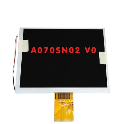 A070SN02 V0 7.0 inci 250 cd/m2 800*600 LCD Screen Panel
