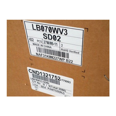 LB070WV3-SD02 Original 7.0 inci LCD Display Screen untuk Navigasi GPS Mobil