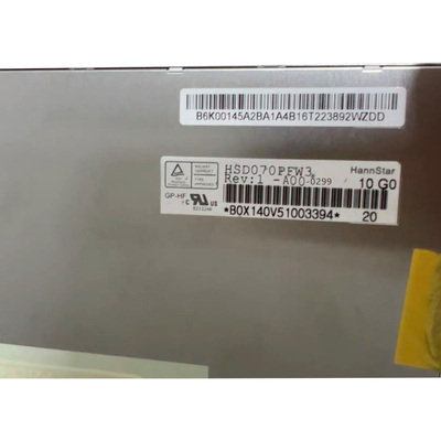 7.0 inci HSD070PFW3-A00-0299 TFT LCD Display Screen Panel untuk Navigasi GPS Mobil