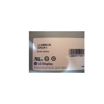 42.0 inci LC420WUN-SAA1 LCD display 1920*1080 51 Pin LCD Screen