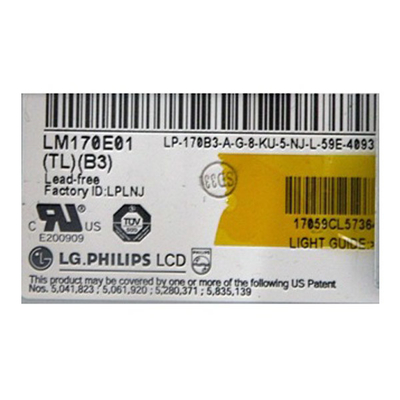 LM170E01-TLB3 17,0 inci LCD Panel 1280*1024 LCD Tampilan