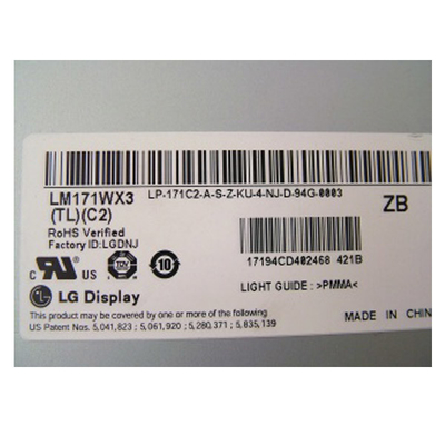 LM171WX3-TLC2 17,1 inci 1440*900 LCD Panel untuk Desktop Monitor