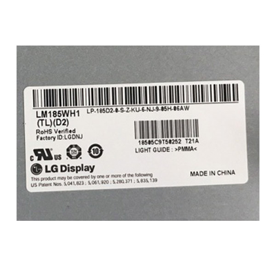 LM185WH1-TLD2 18.5 inci 1366*768 LCD Screen Module untuk LG