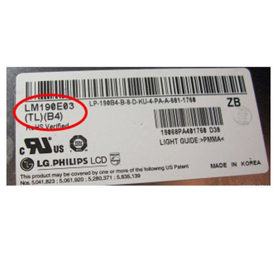 LM190E03-TLB4 19.0 inci 1280*1024 LCD Screen Module