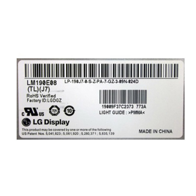 LM190E08-TLJ7 19.0 inci 1280*1024 LCD Screen Module untuk LG