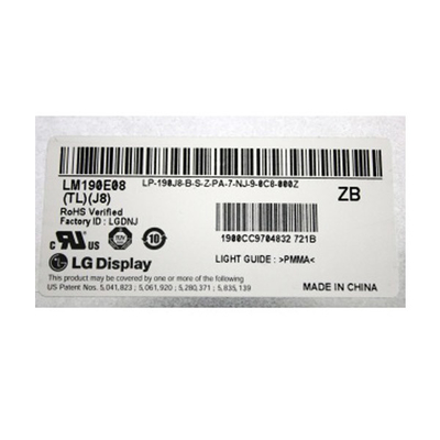 LM190E08-TLJ8 19.0 inci 1280*1024 LCD Screen Module