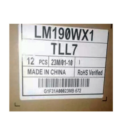 LM190WX1-TLL7 19.0 inci LCD Panel 1440*900 LCD Module Display