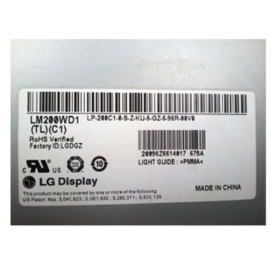 LM200WD1-TLC1 20,0 inci LCD Panel 1600*900 untuk Desktop Screen Display