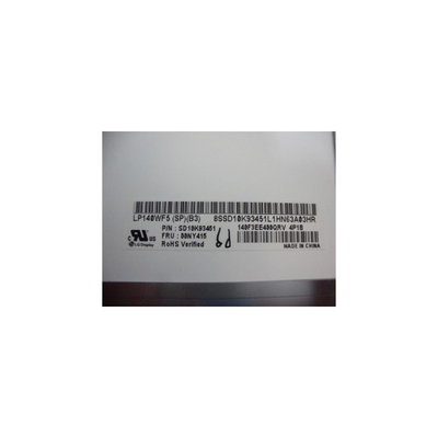 LP140WF5-SPB3 14,0 inci IPS LCD Display Untuk Lenovo T480 T480S T470 T470S
