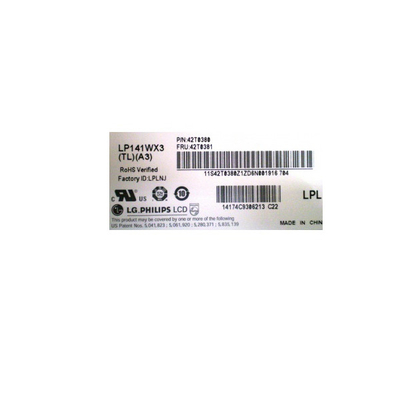 LP141WX3-TLA3 14,1 inci 1280*800 LCD Screen Module