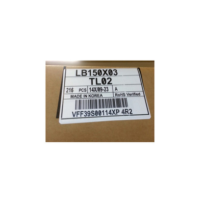 LB150X03-TL02 15.0 inci 1024*768 LVDS 30 pin LCD Screen Display