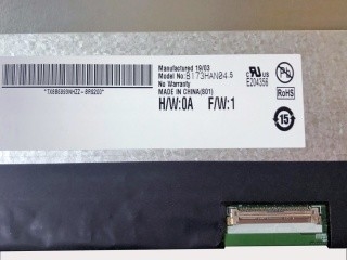 B173HAN04.5 Penggantian panel LCD 17,3 inci untuk Laptop