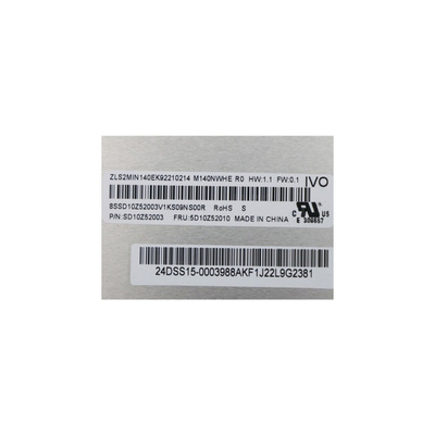 14.0 inci panel TFT LCD 2240*1400 M140NWHE R0 a-Si panel TFT-LCD