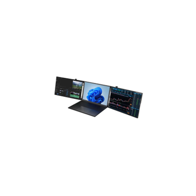 Monitor portabel 14 inci monitor IPS 1920*1200 layar laptop extender layar ganda laptop